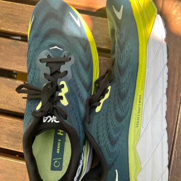 Hoka One One Arahi 6 Blue Graphite sneakers in size 10D main image 12
